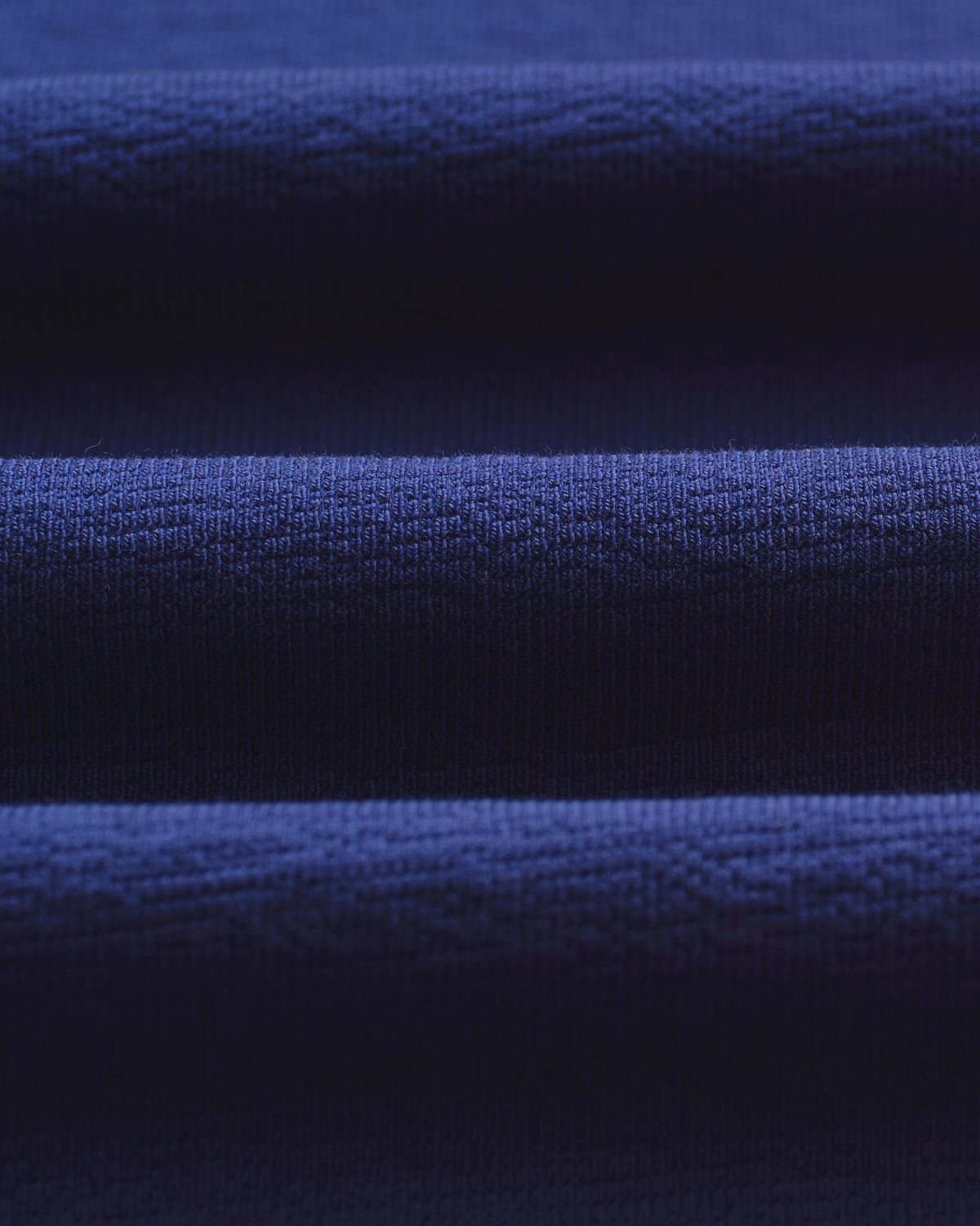 Dean - Cobalt Blue Textured Organic Cotton T-Shirt