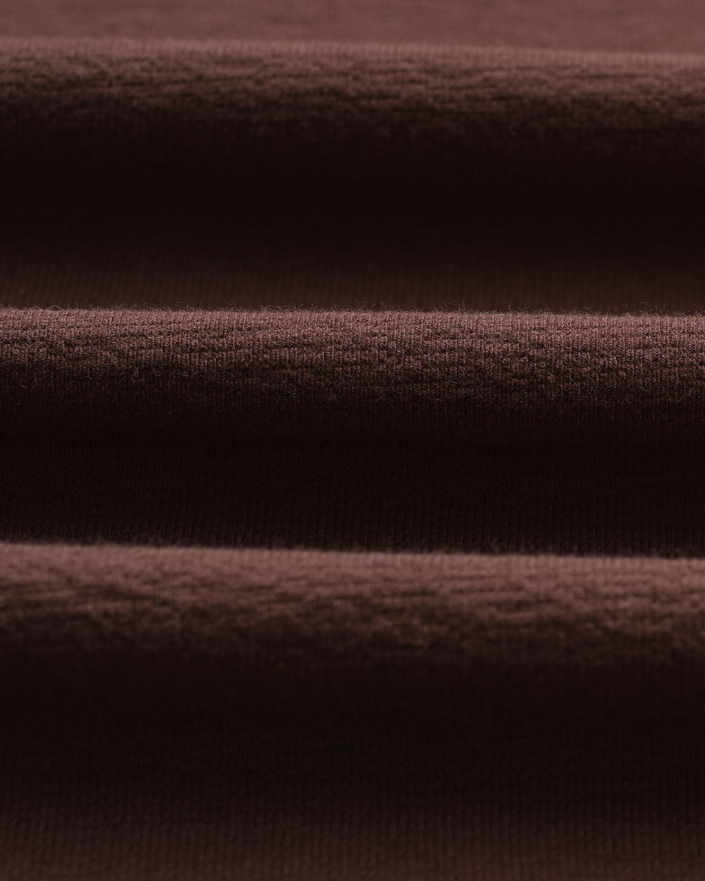 Dean - Dark Brown Textured Organic Cotton T-Shirt