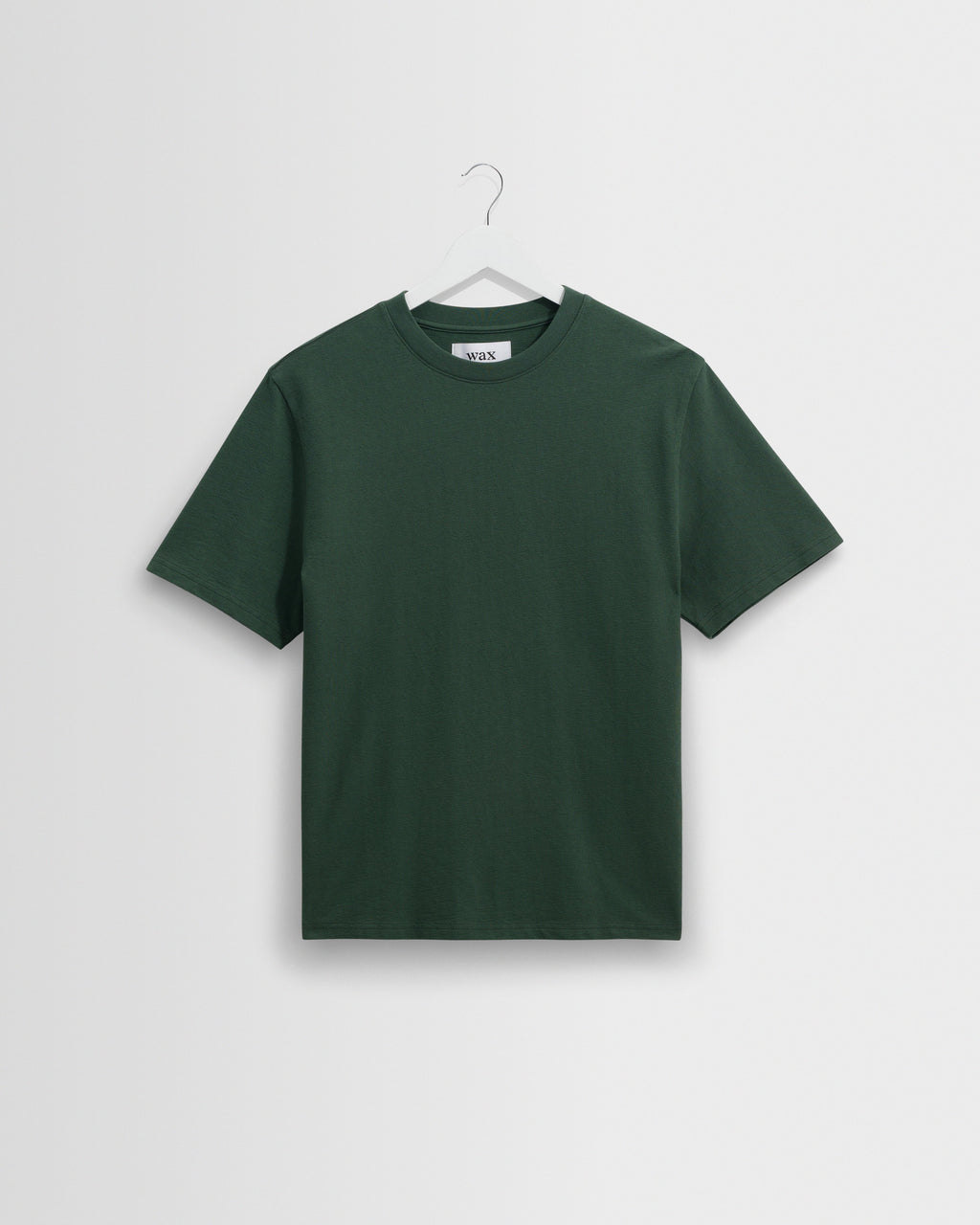 Dean - Dark Green Textured Organic Cotton T-Shirt