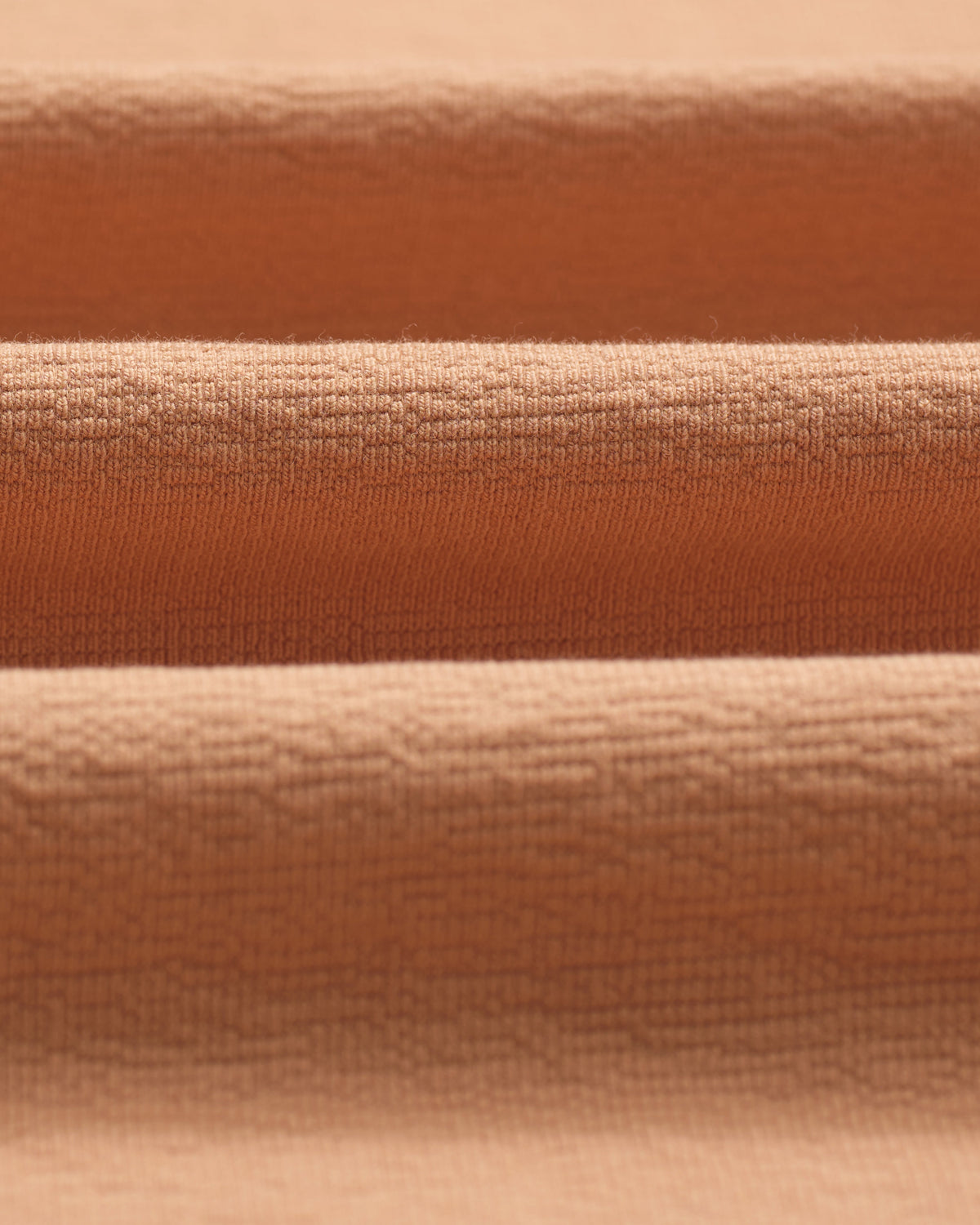 Dean - Dusty Orange Textured Organic Cotton T-Shirt