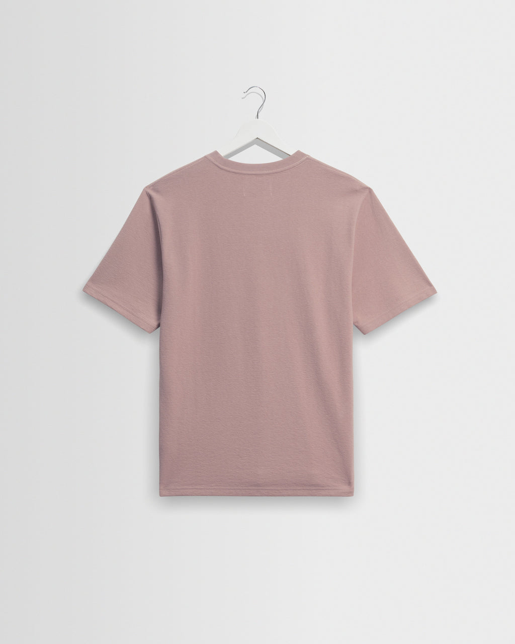 Dean - Dusty Pink Textured Organic Cotton T-Shirt