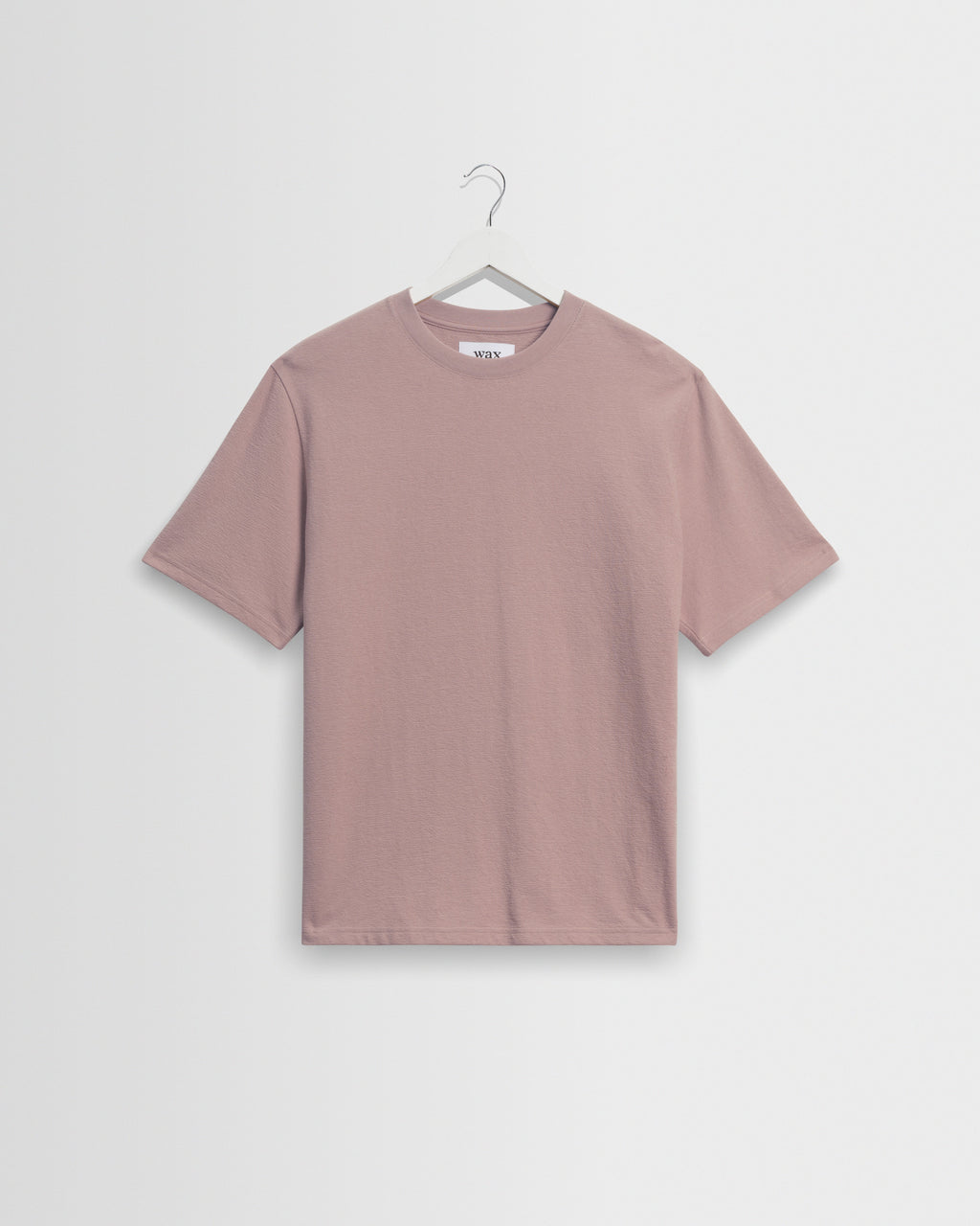 Dean - Dusty Pink Textured Organic Cotton T-Shirt
