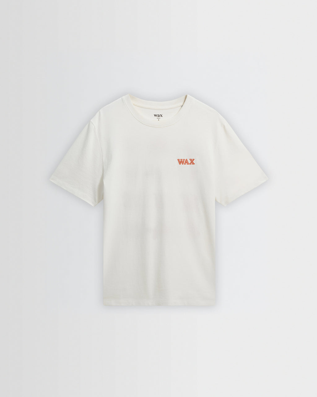 Dean - Ecru And Rust Grid Embroidered T-Shirt