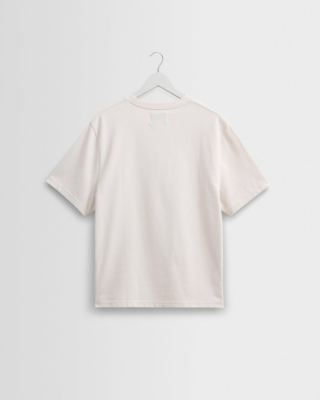 Dean - Ecru Textured Organic Cotton T-Shirt
