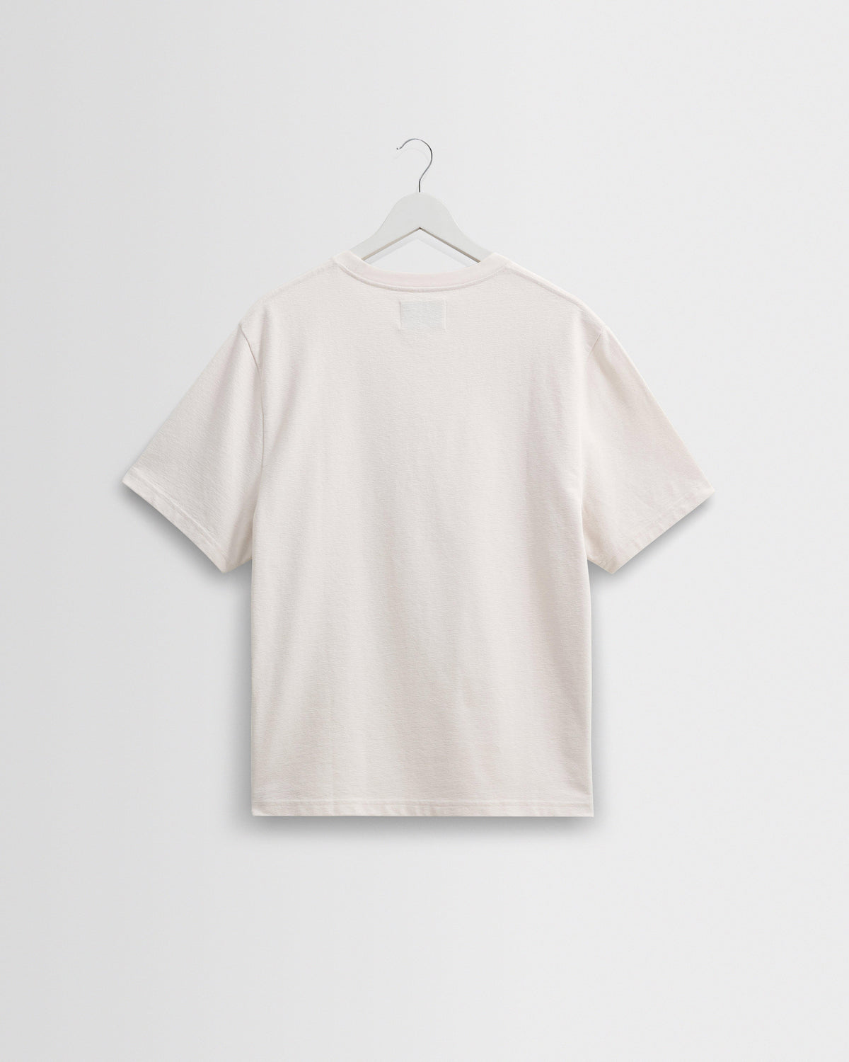 Dean - Ecru Textured Organic Cotton T-Shirt