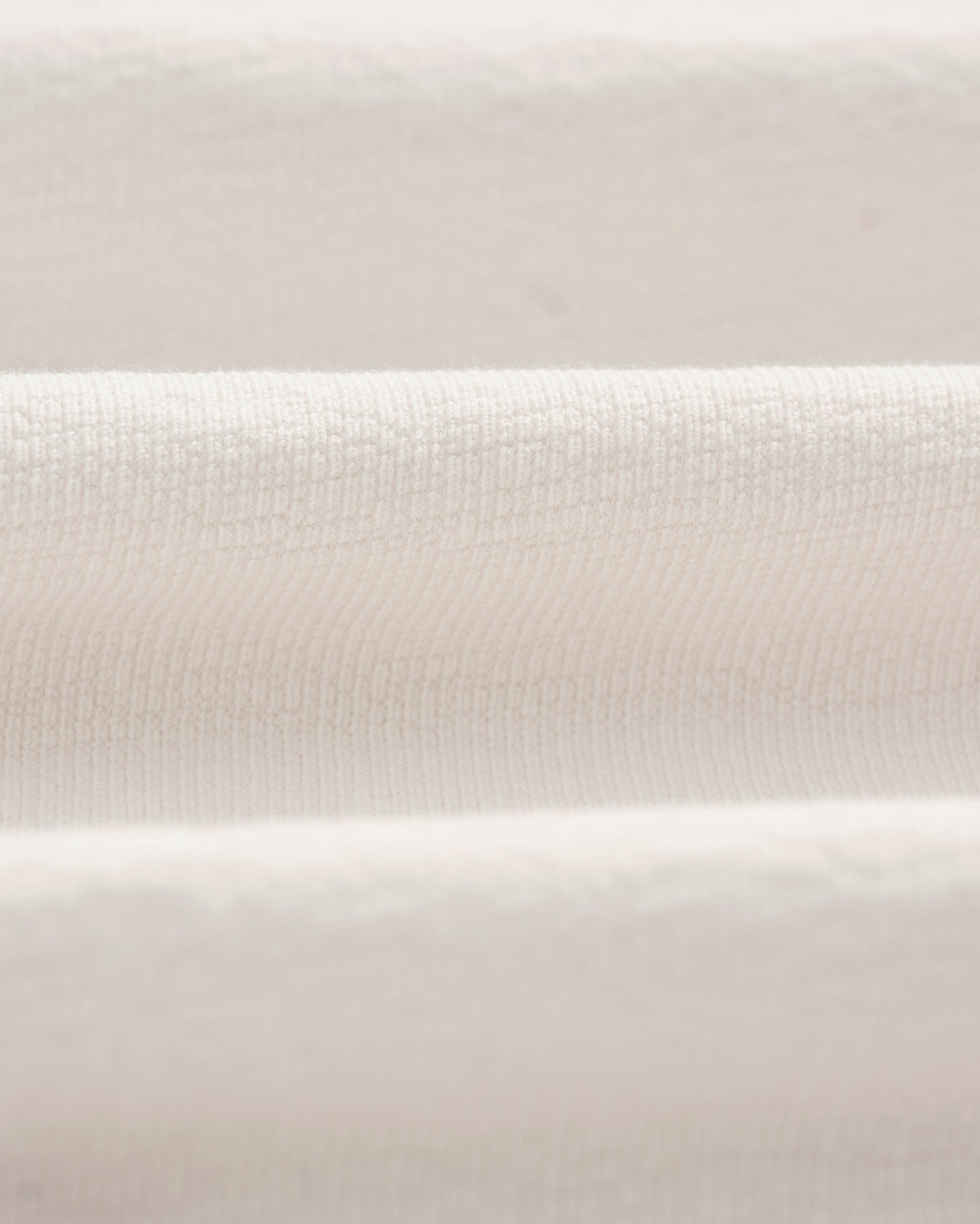 Dean - Ecru Textured Organic Cotton T-Shirt