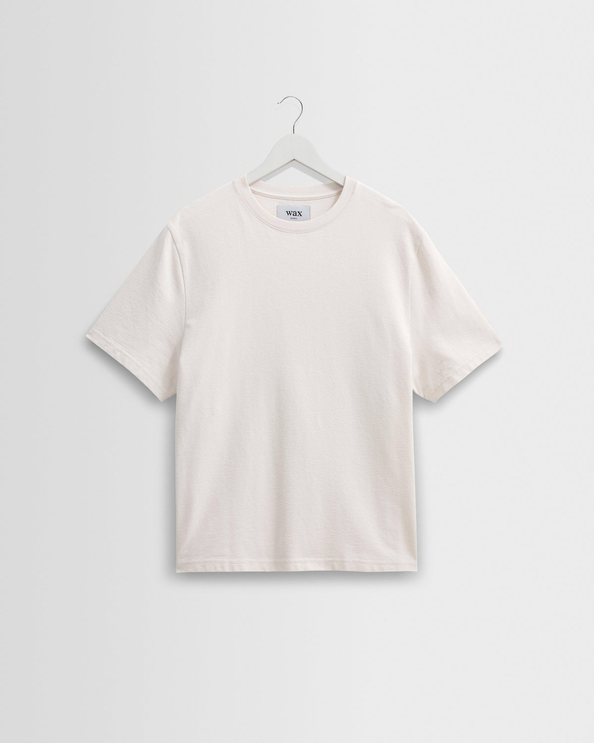 Dean - Ecru Textured Organic Cotton T-Shirt