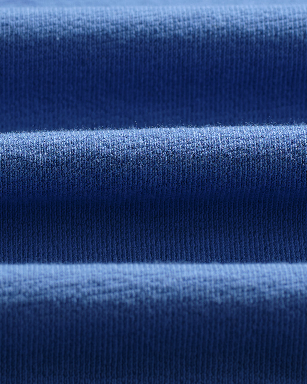 Dean - French Blue Textured Organic Cotton T-Shirt