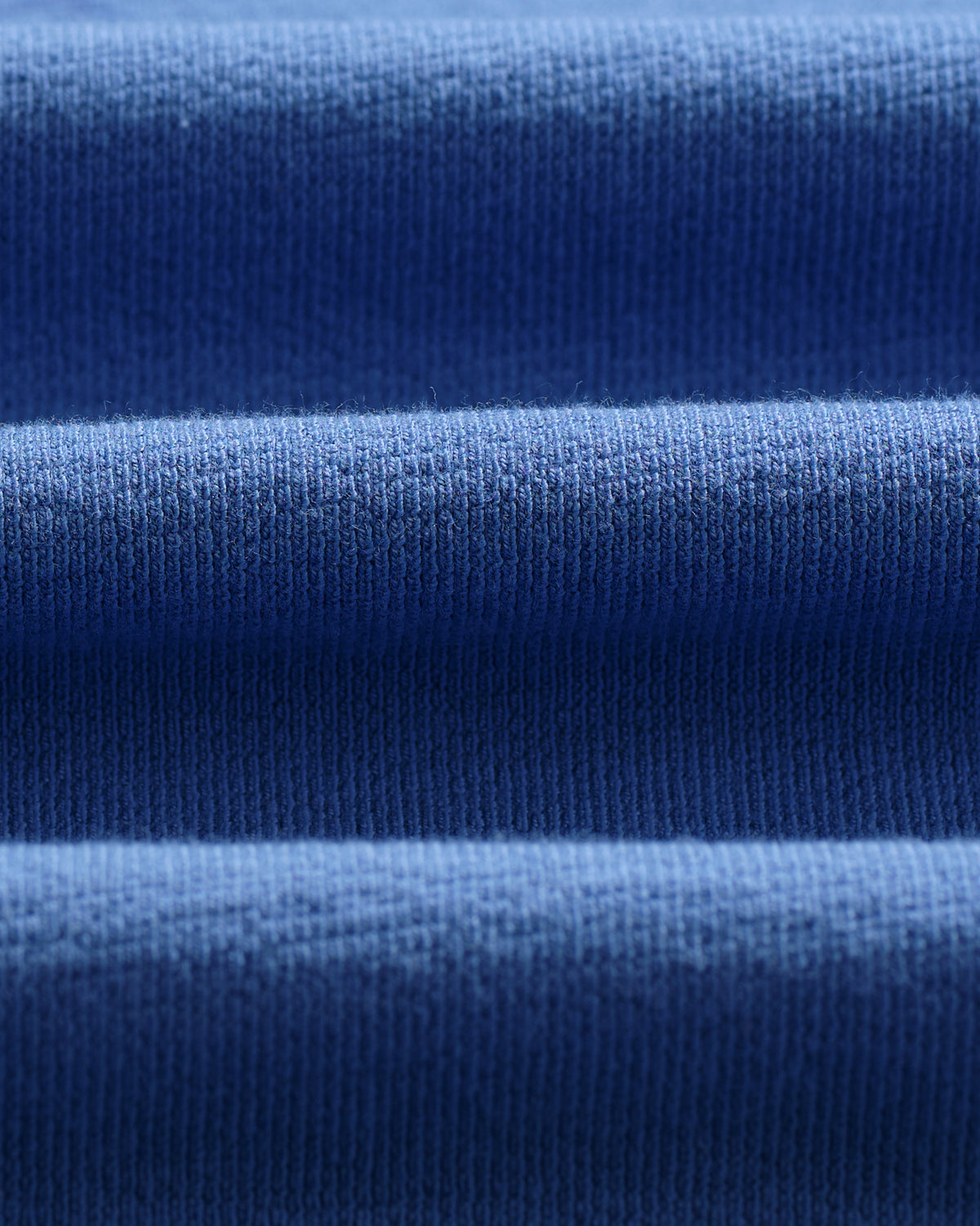 Dean - French Blue Textured Organic Cotton T-Shirt