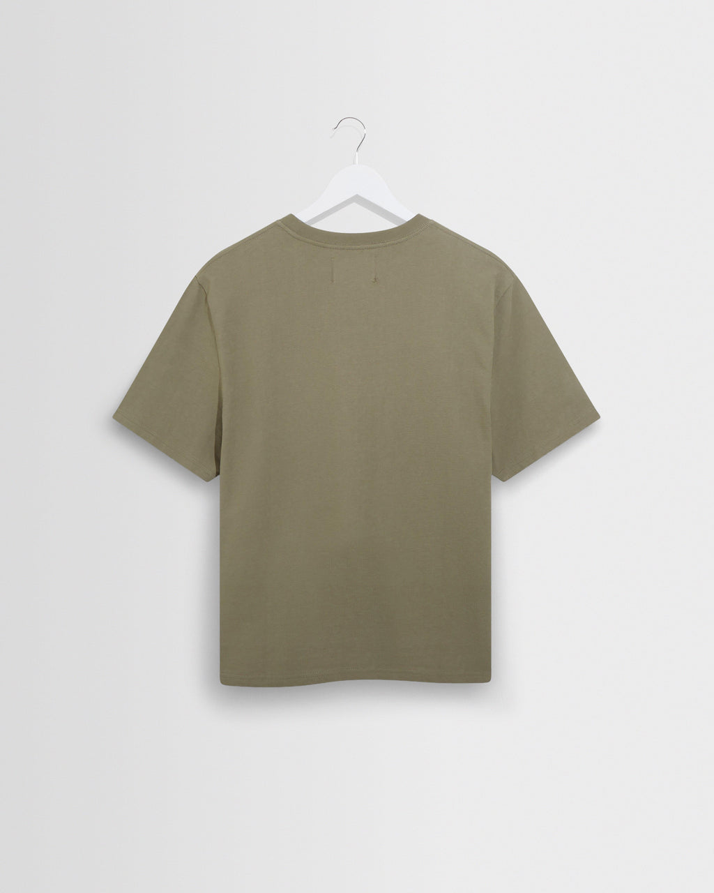 Dean - Green Textured Organic Cotton T-Shirt