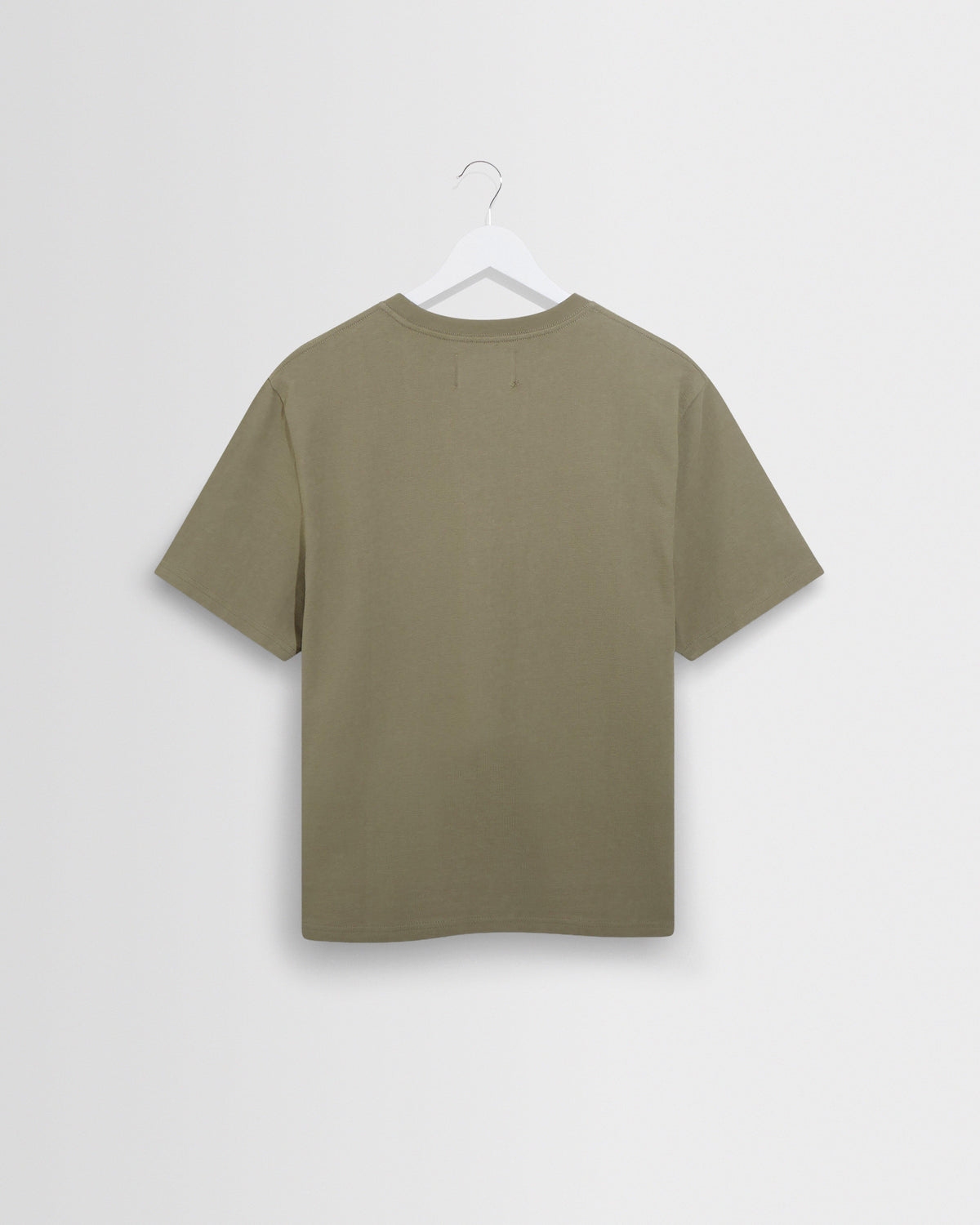 Dean - Green Textured Organic Cotton T-Shirt