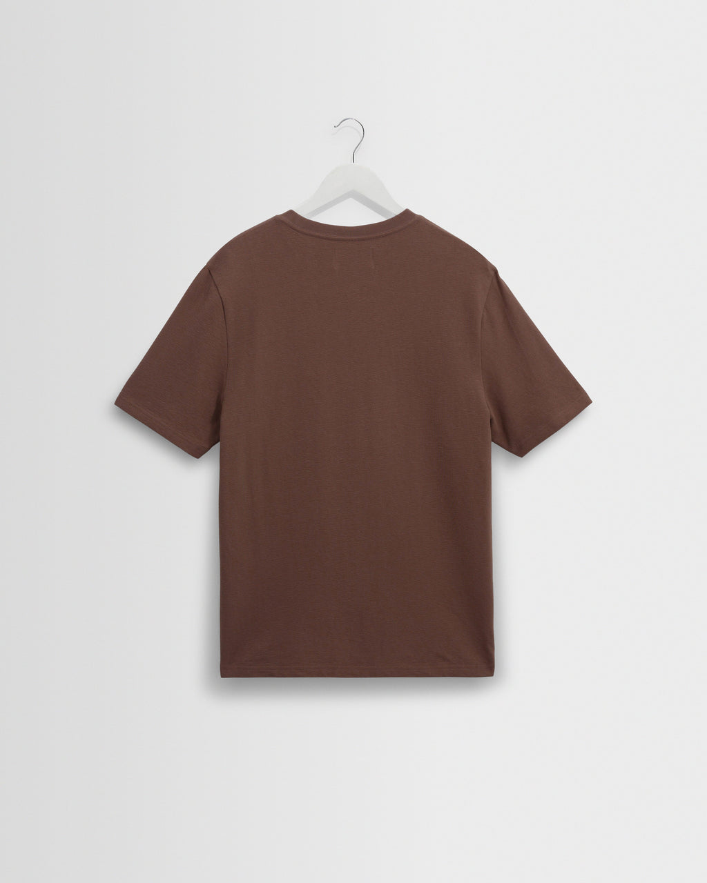 Dean - Mid Brown Textured Organic Cotton T-Shirt