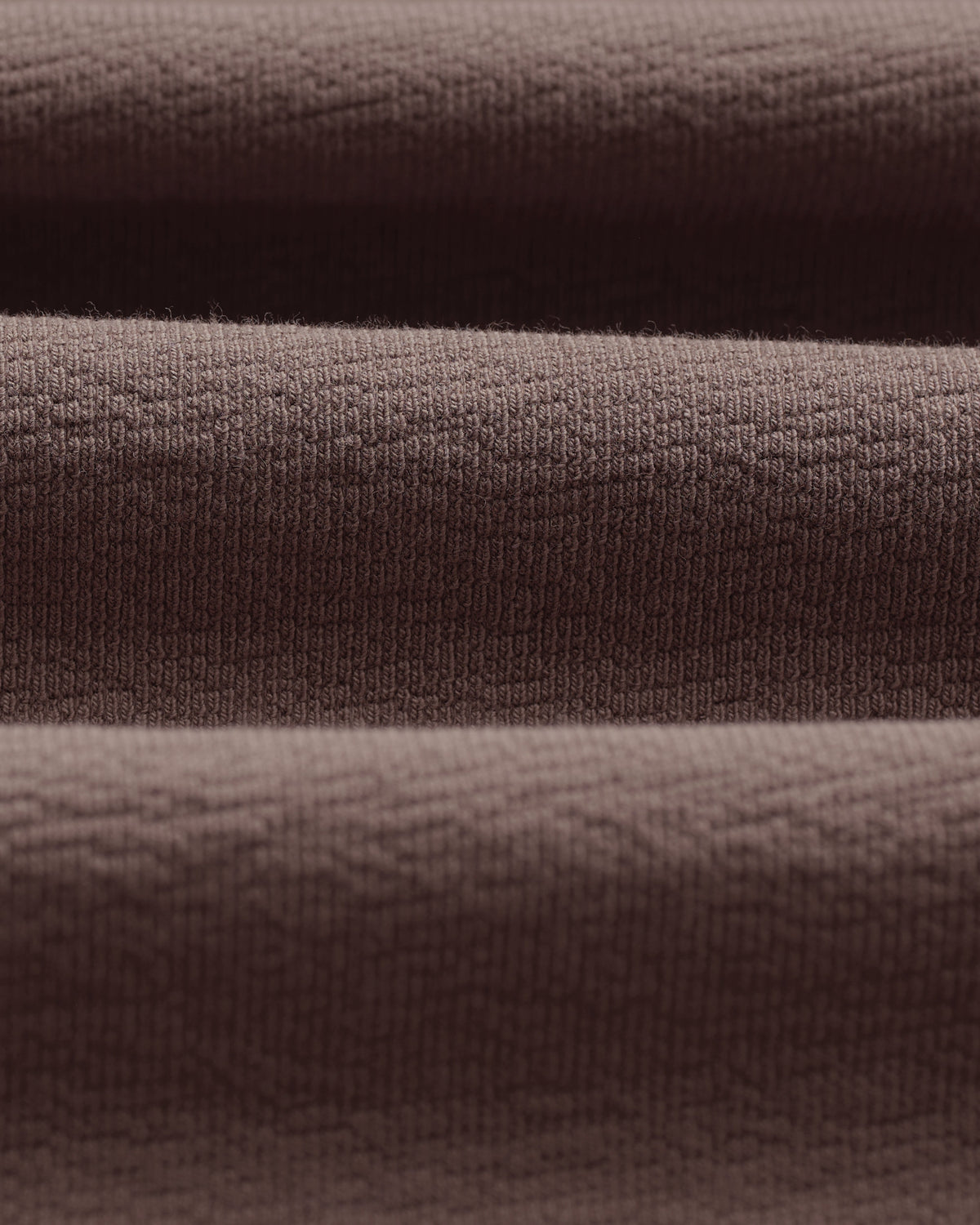 Dean - Mid Brown Textured Organic Cotton T-Shirt