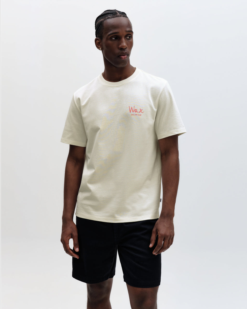Dean - Off White And Multicolour Sailing Map Print T-Shirt