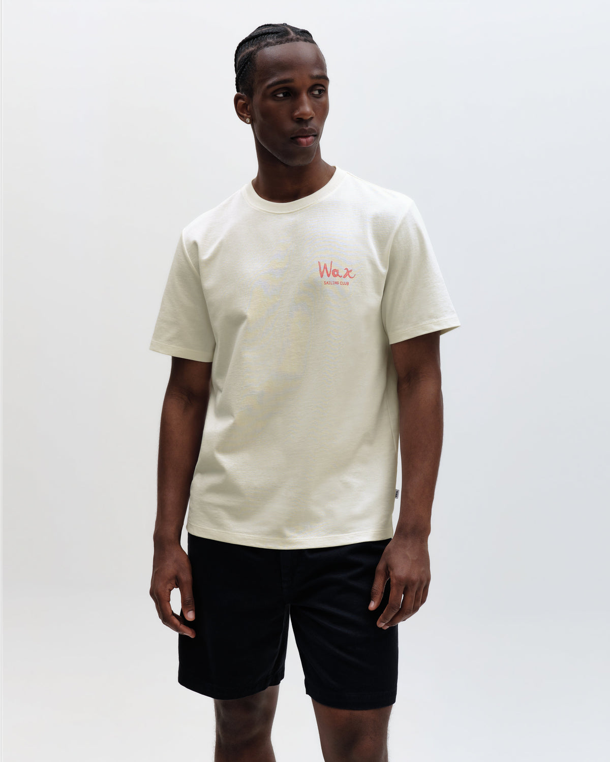 Dean - Off White And Multicolour Sailing Map Print T-Shirt
