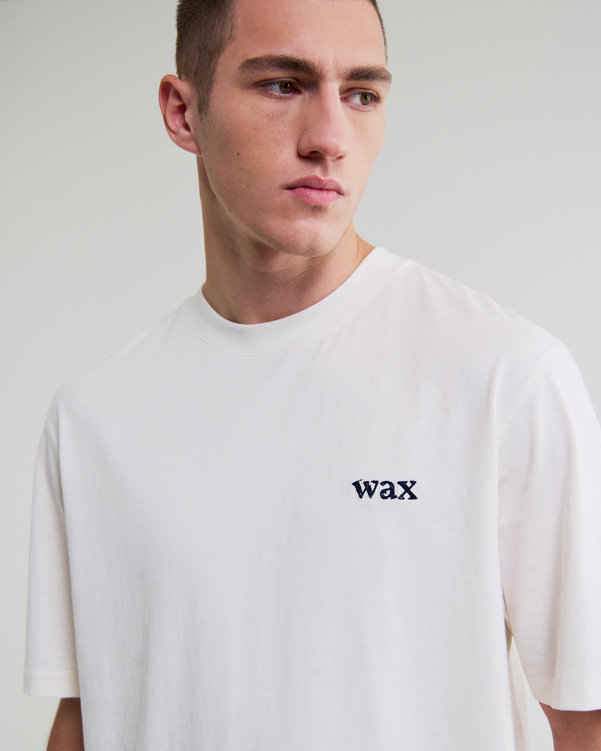 Dean - Off White Scribble Text T-Shirt