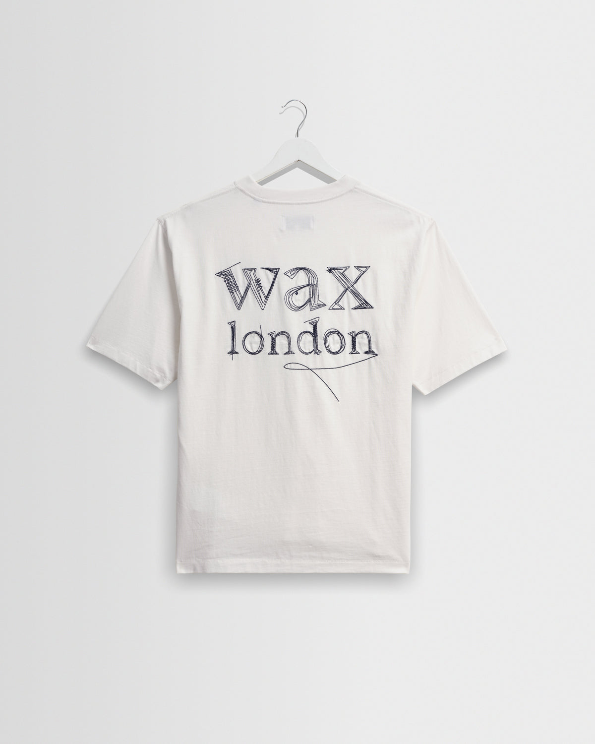 Dean - Off White Scribble Text T-Shirt