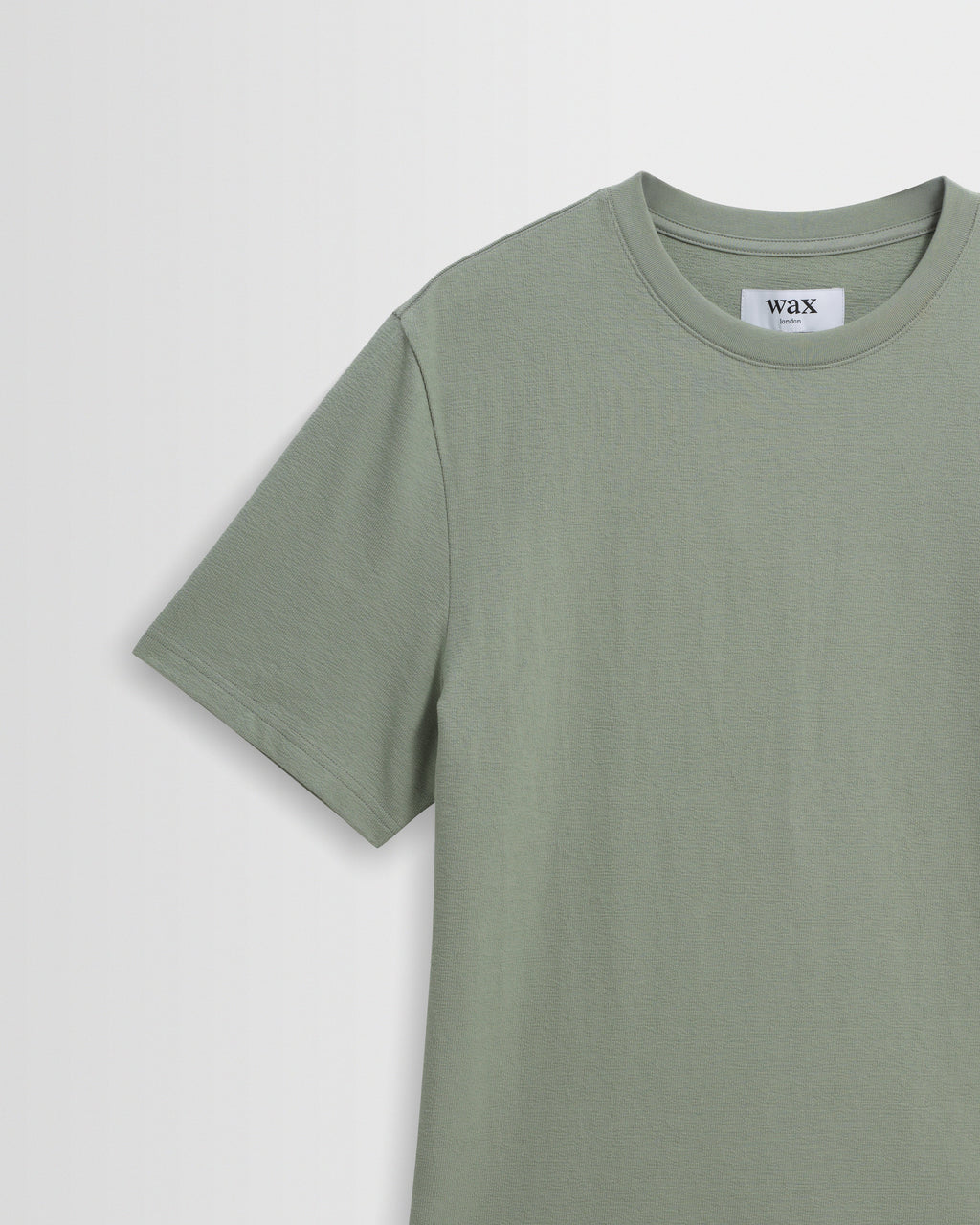 Dean - Sage Textured Organic Cotton T-Shirt