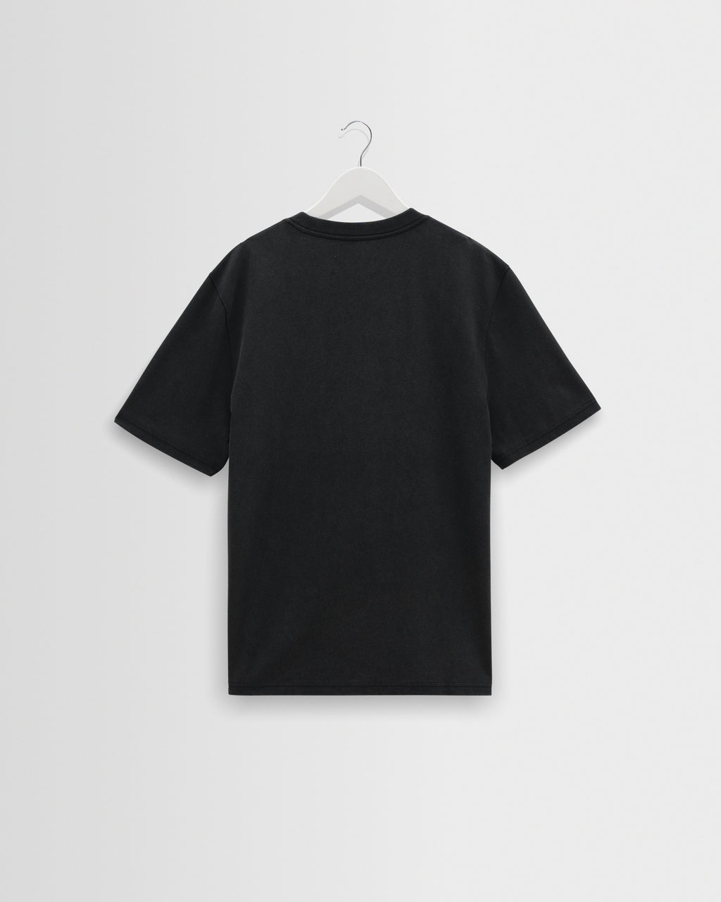 Dean - Washed Black Compact Cotton Pocket T-Shirt