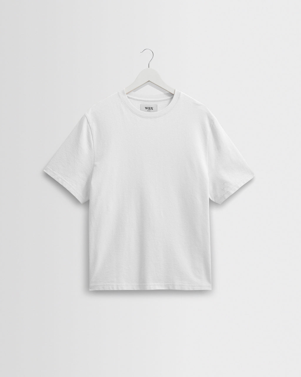 Dean - White Textured Organic Cotton T-Shirt