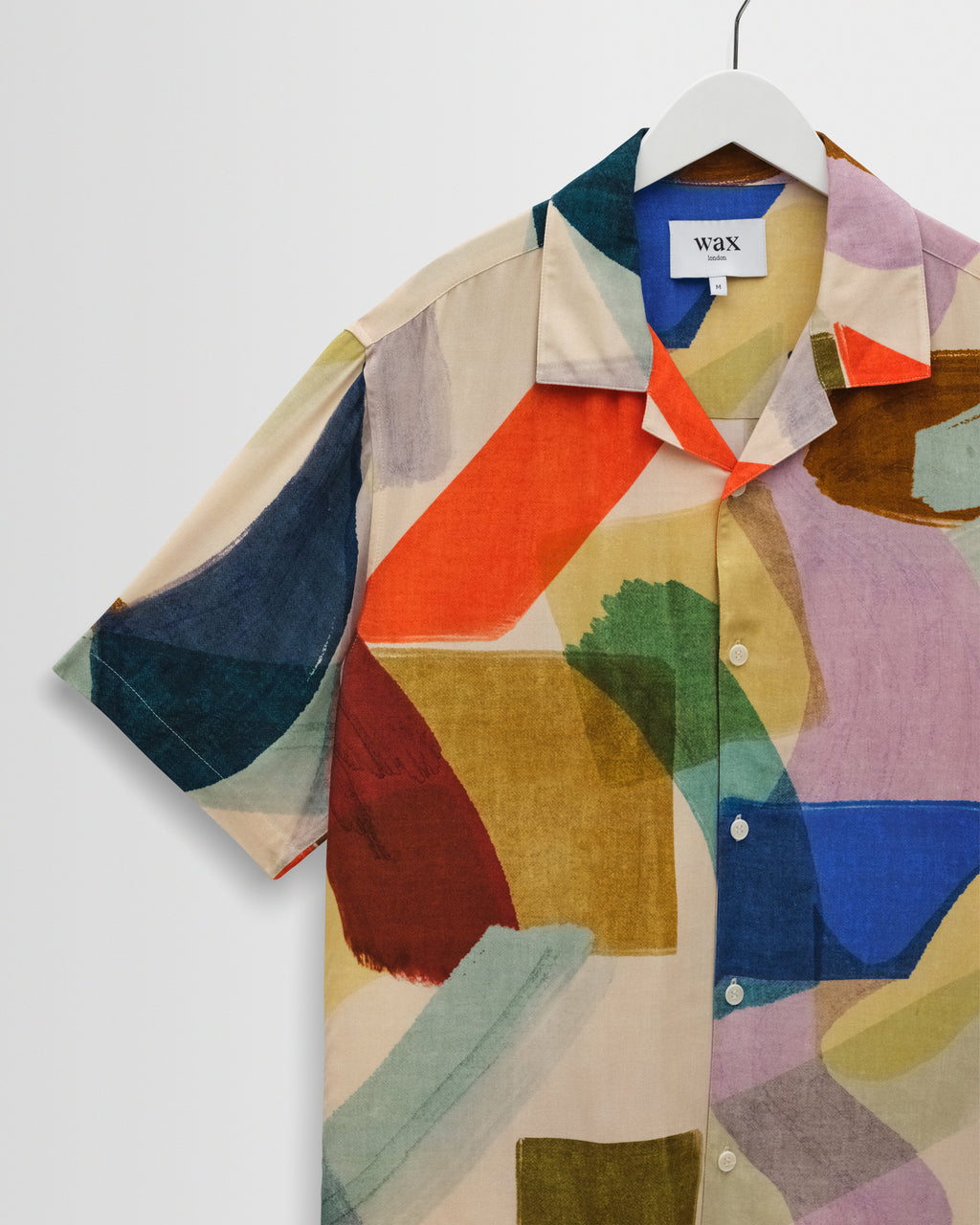 Didcot - Multicolour Painted Shapes Short-Sleeve Shirt