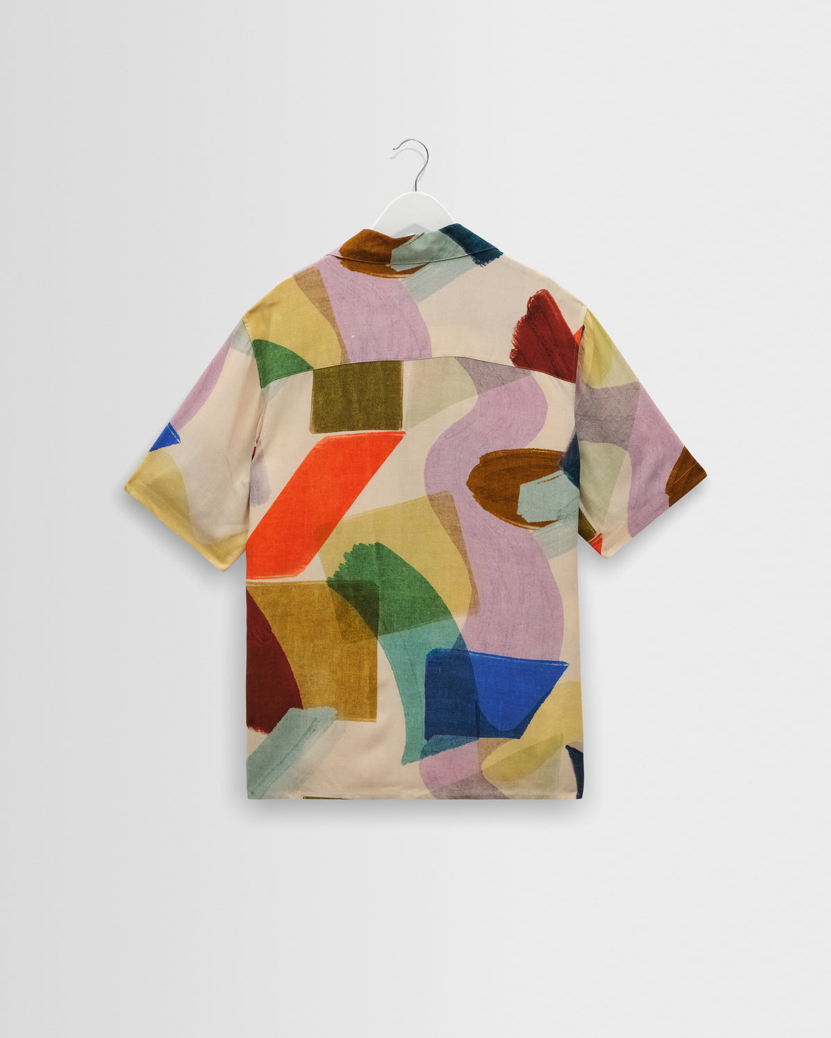 Didcot - Multicolour Painted Shapes Short-Sleeve Shirt