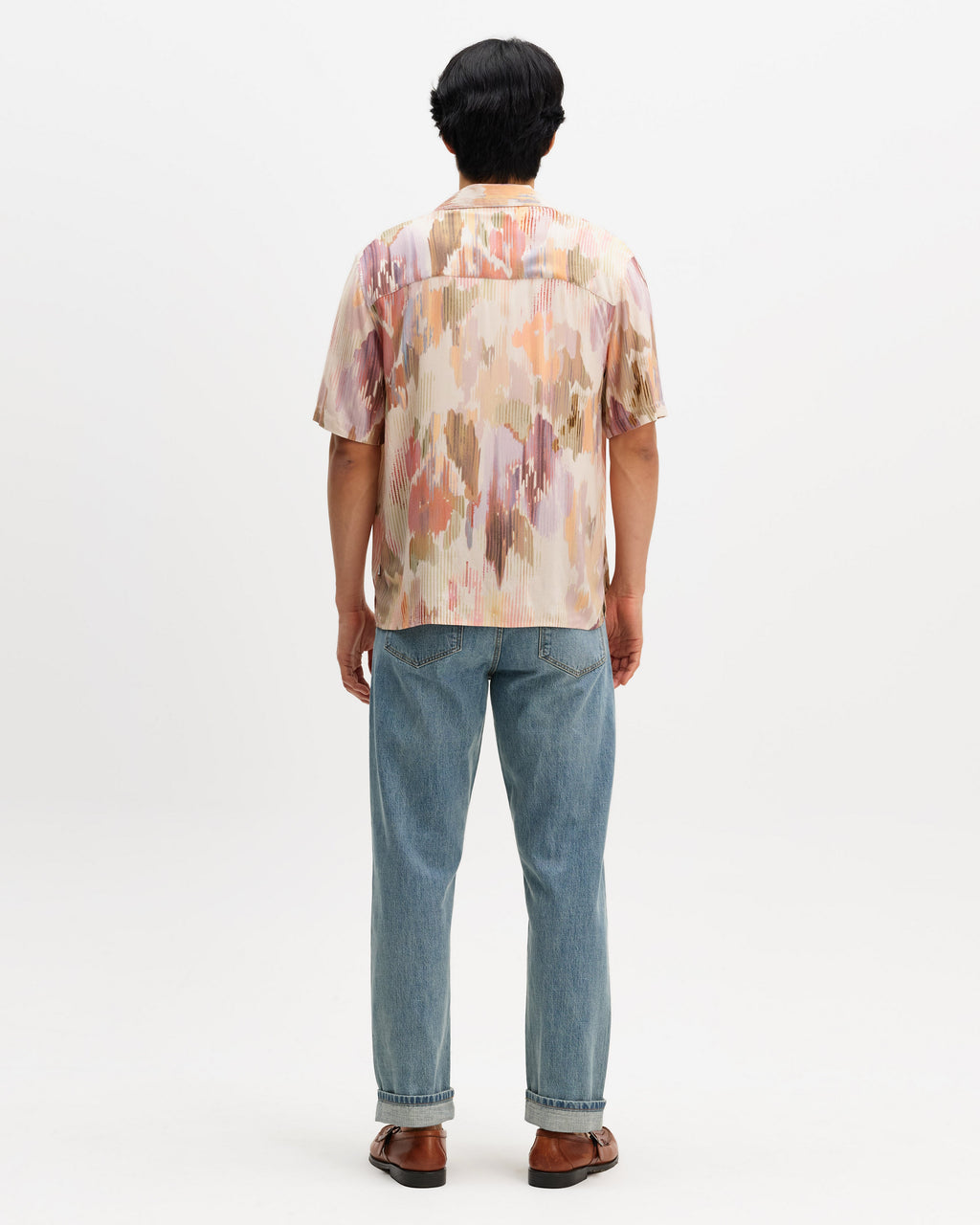 Didcot - Pastel And Multicolour Floral Short-Sleeve Shirt