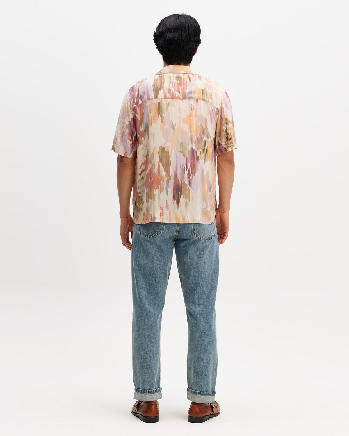 Didcot - Pastel And Multicolour Floral Short-Sleeve Shirt