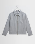 Eldon - Light Blue Herringbone Cotton Jacket