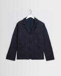 Exmouth - Navy Dobby Cotton Blazer
