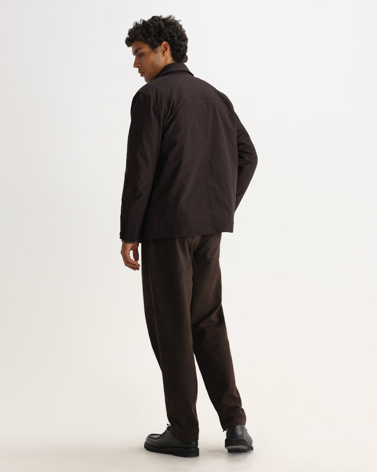 Fairfax - Dark Brown Technical Canvas Field Jacket