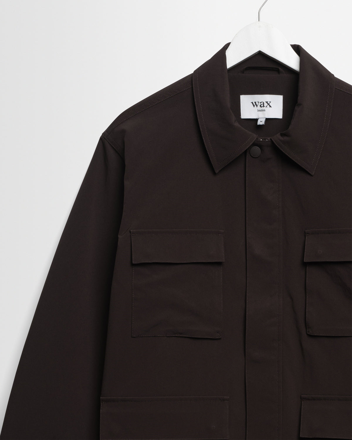 Fairfax - Dark Brown Technical Canvas Field Jacket