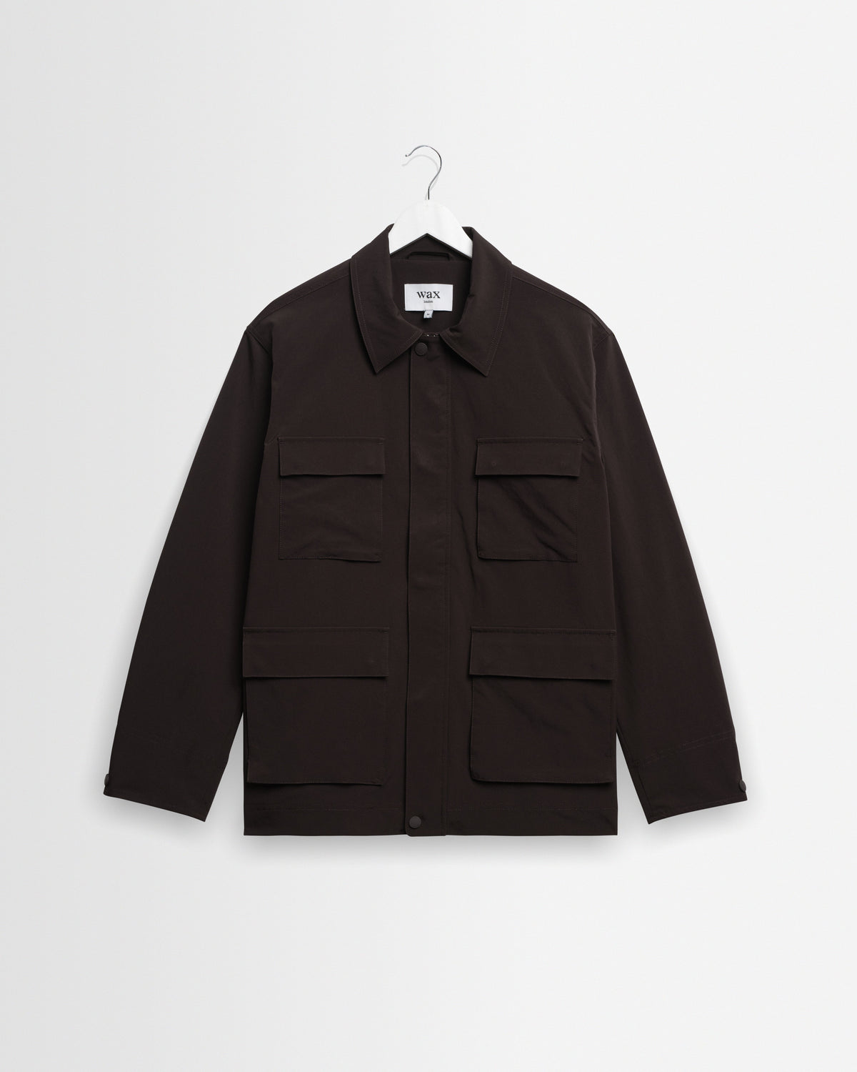 Fairfax - Dark Brown Technical Canvas Field Jacket