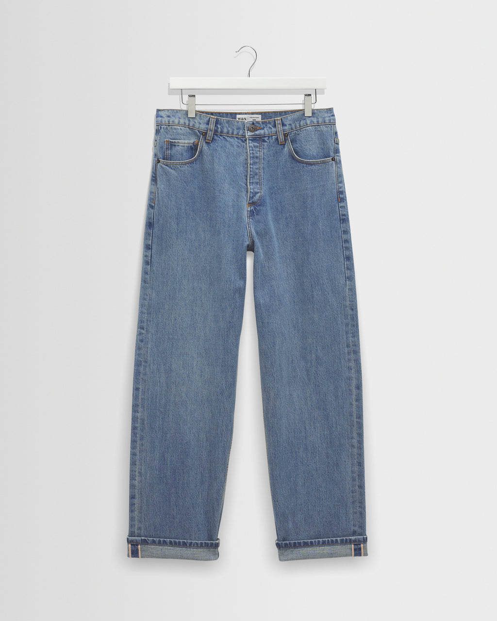 Felix - Blue Wash Selvedge Loose Fit Denim Jeans