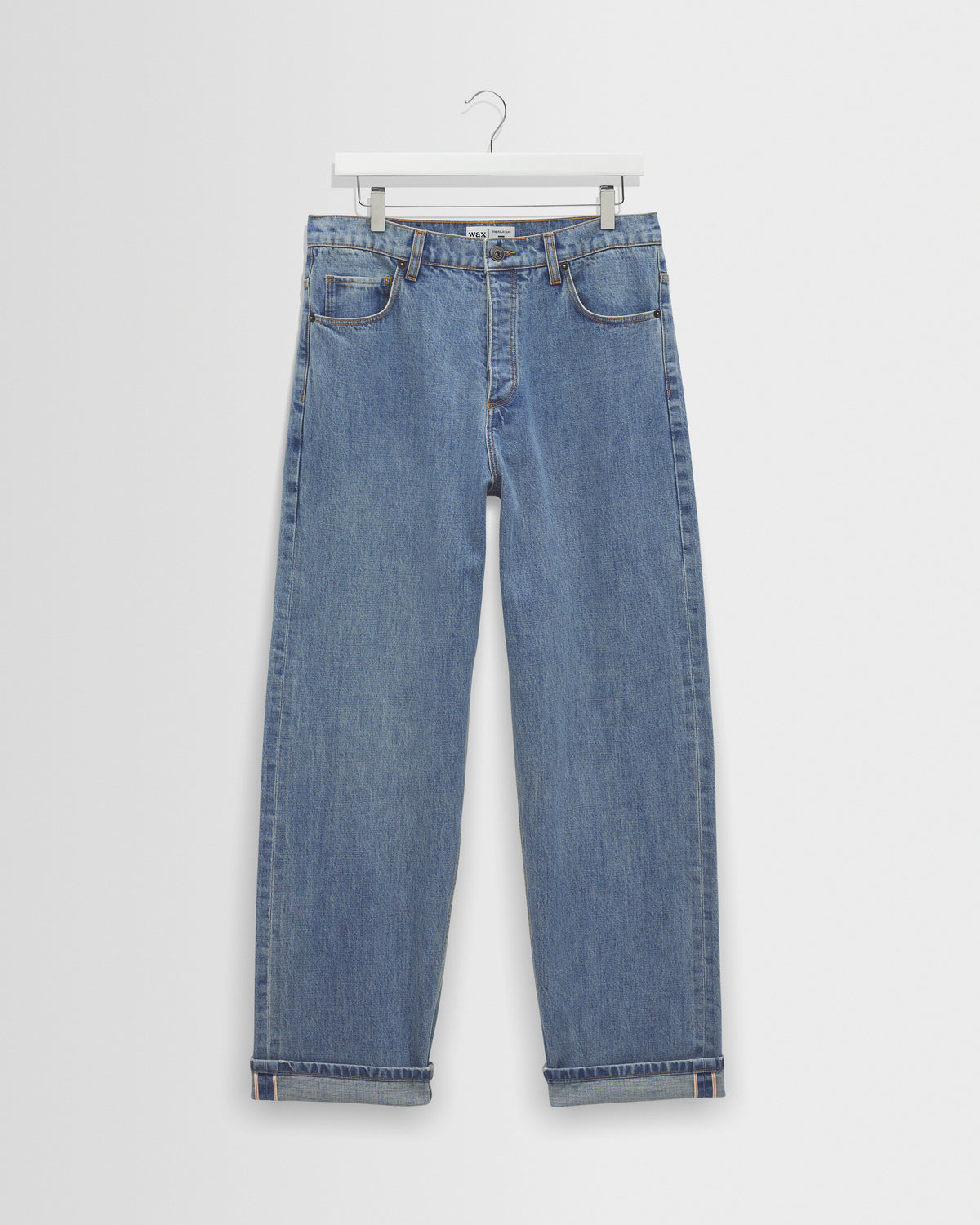 Felix - Blue Wash Selvedge Loose Fit Denim Jeans