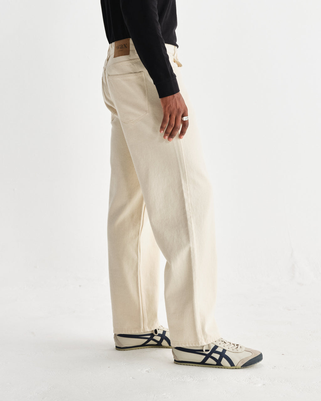 Felix - Ecru Loose Fit Denim Jeans