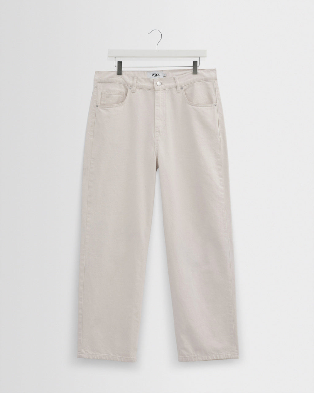 Felix - Ecru Loose Fit Denim Jeans