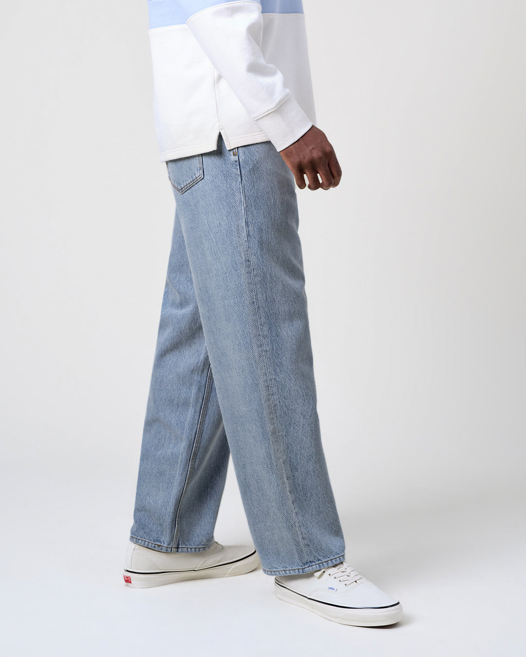 Felix - Light Blue Wash Loose Fit Denim Jeans