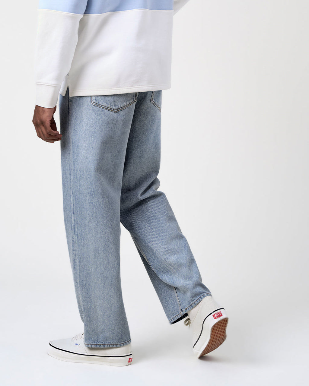 Felix - Light Blue Wash Loose Fit Denim Jeans