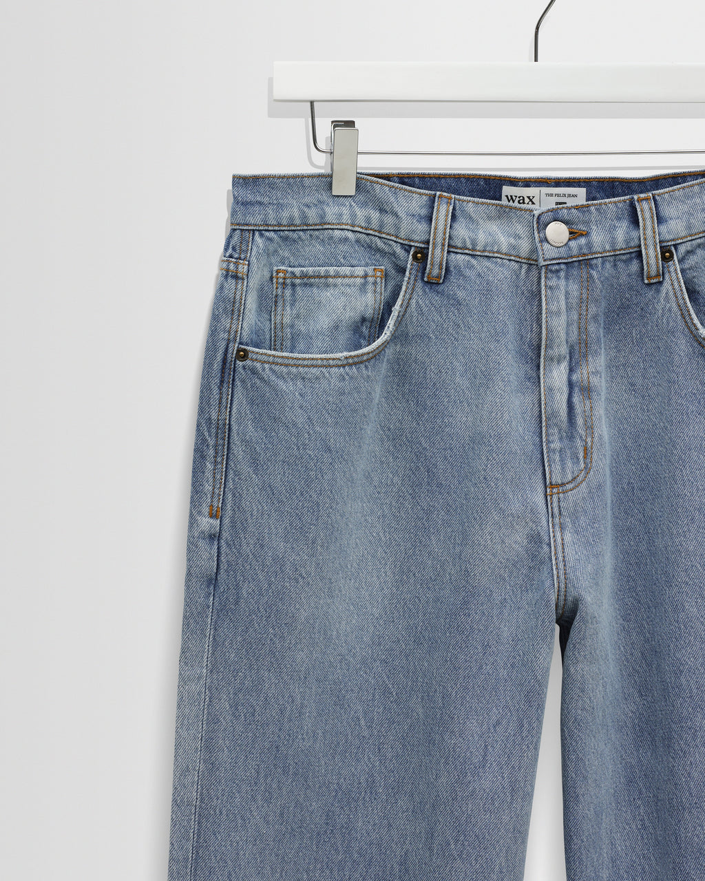 Felix - Light Blue Wash Loose Fit Denim Jeans