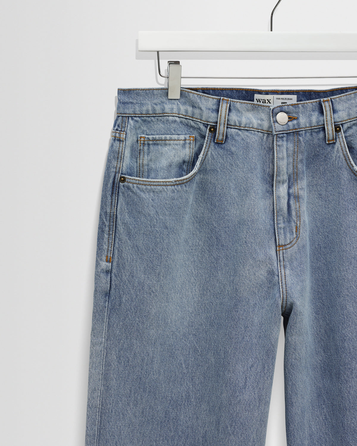 Felix - Light Blue Wash Loose Fit Denim Jeans