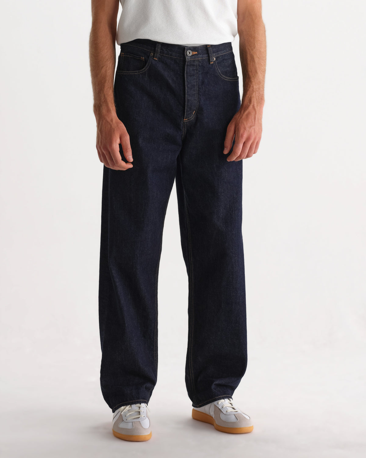 Felix - Rinse Wash Japanese Selvedge Loose Fit Denim Jeans