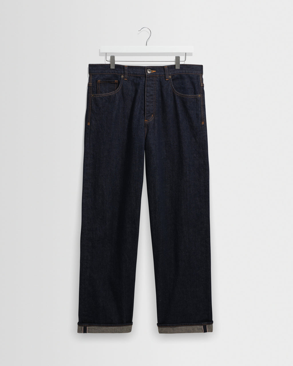 Felix - Rinse Wash Japanese Selvedge Loose Fit Denim Jeans