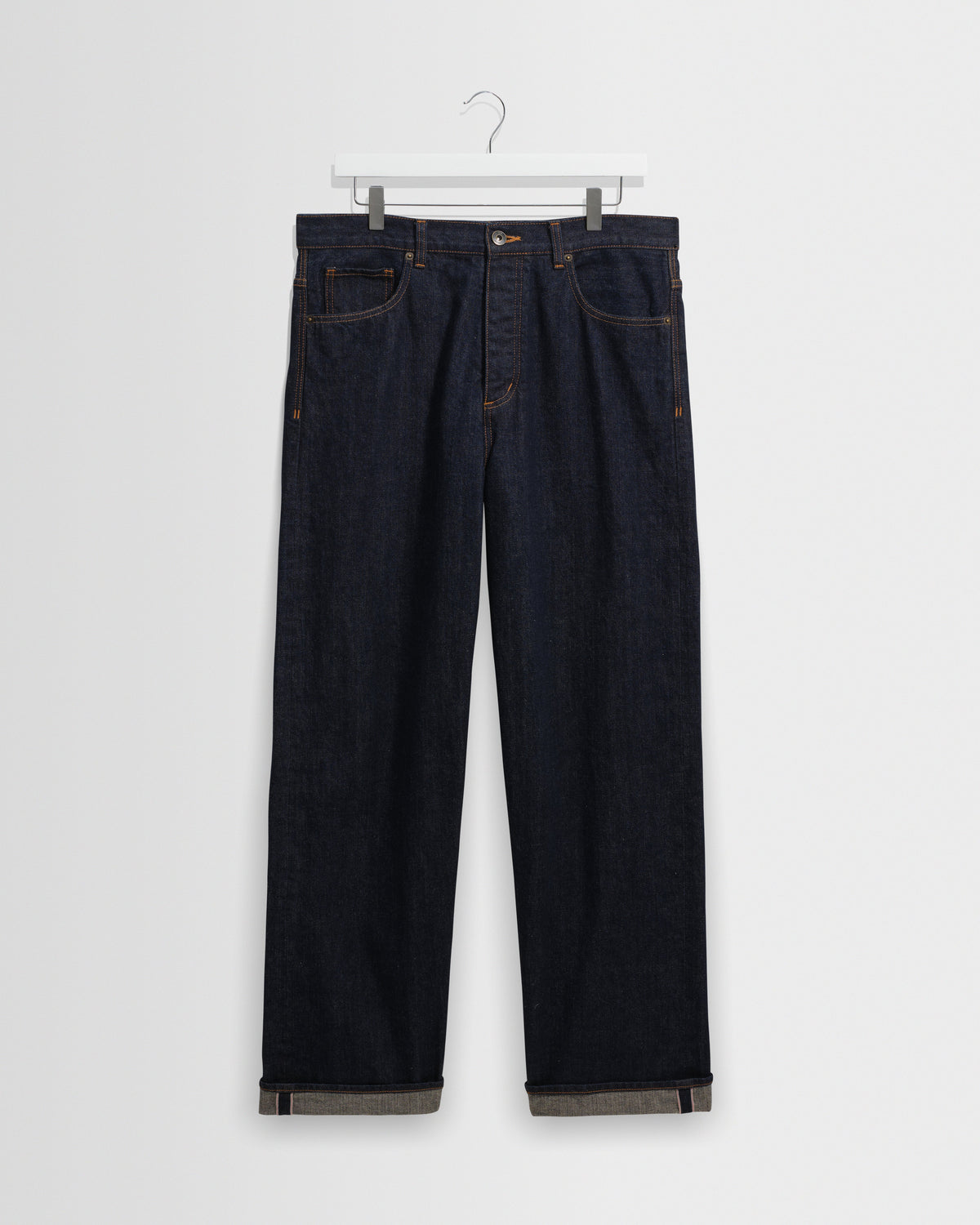 Felix - Rinse Wash Japanese Selvedge Loose Fit Denim Jeans