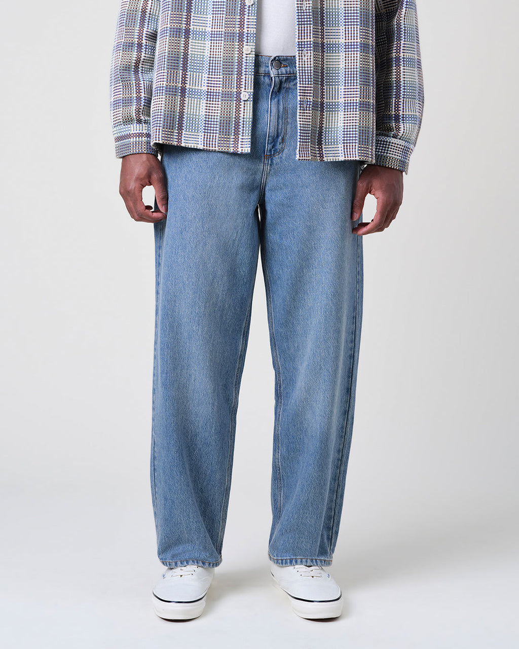 Felix - Vintage Antique Blue Loose Fit Denim Jeans
