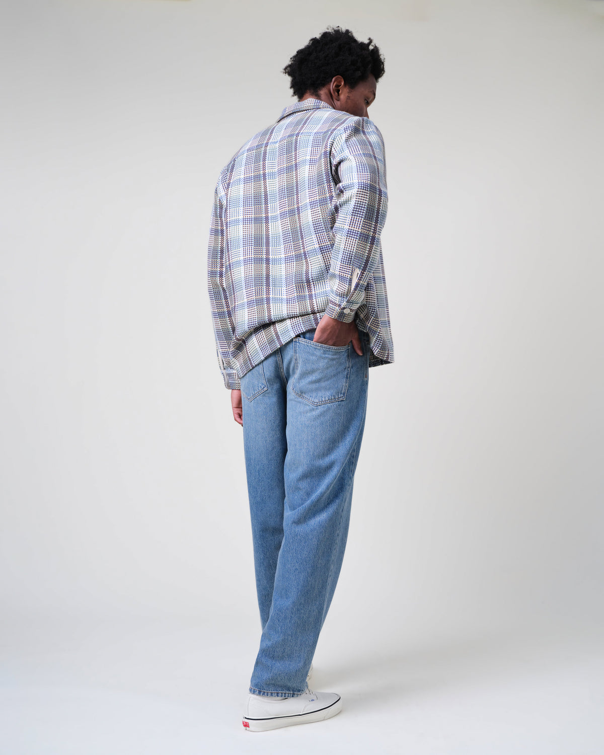 Felix - Vintage Antique Blue Loose Fit Denim Jeans
