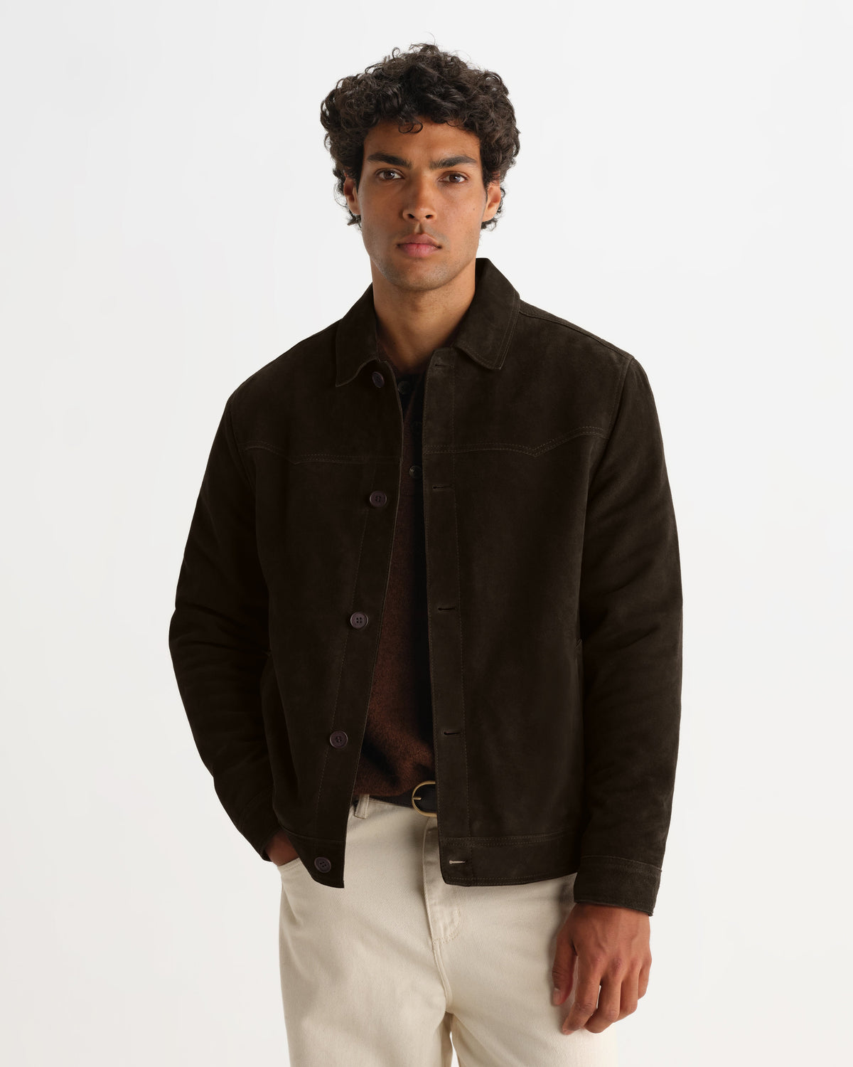 Fen - Brown Suede Jacket