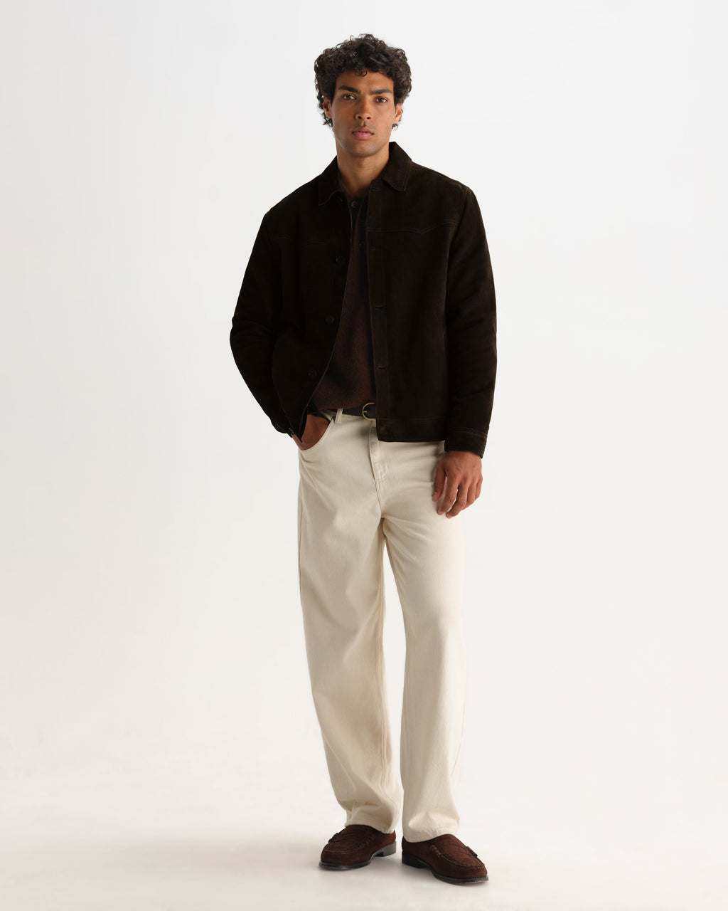 Fen - Brown Suede Jacket