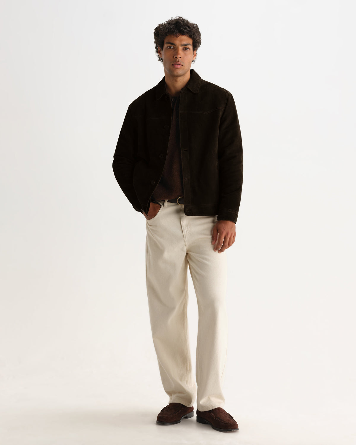 Fen - Brown Suede Jacket