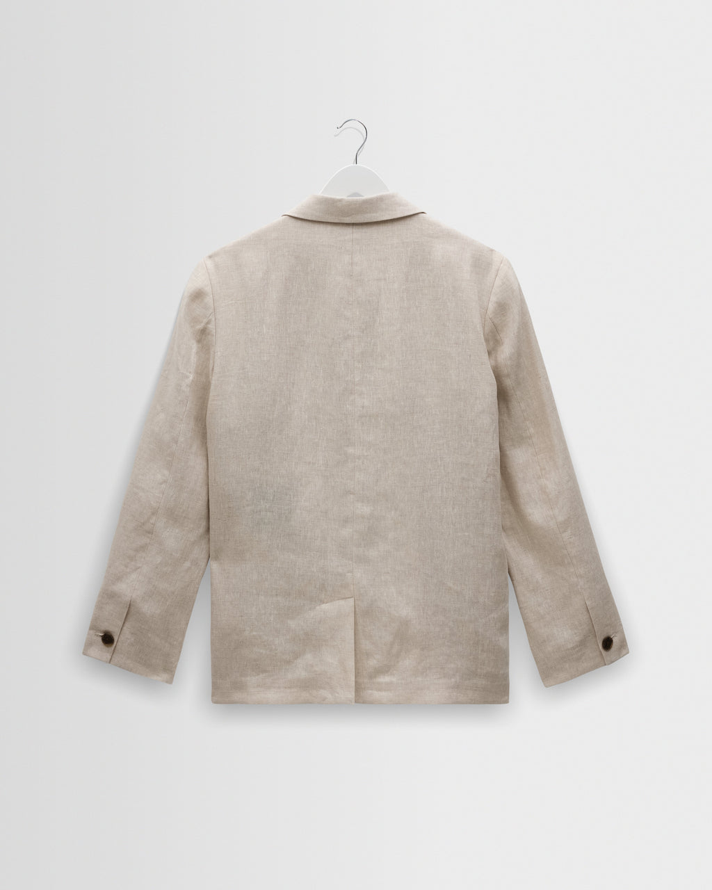 Fintry - Natural Linen Single-Breasted Blazer